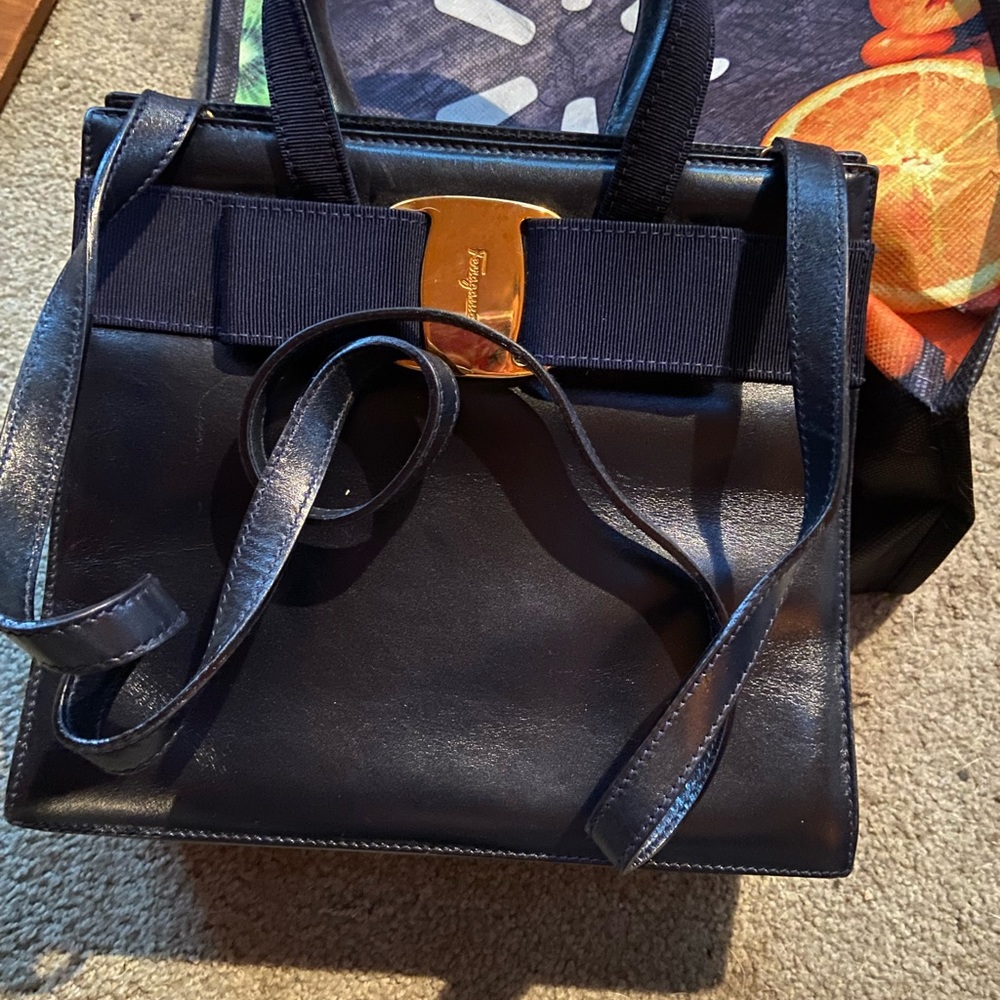 LAST CHANCE DEAL VINTAGE Salvatore, Ferragamo bag Authentic code BA214178